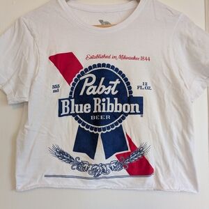Pabst Blue Ribbon Cropped Tee